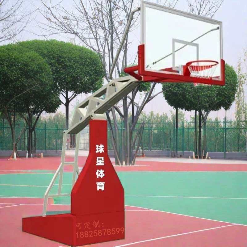 潮阳篮球架户外潮南南澳蓝球架地埋移动式东莞深圳球星标准篮球架