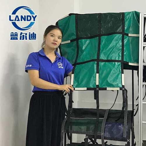 恒温泳池加热保温 安全网防尘防护布 儿童池PP网保护布pool cover