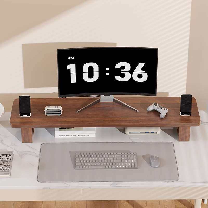 电脑架台式显示器架子办公桌面神器书桌台面收纳整理置物架子