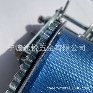 厂家供应2500LBS织带手摇绞车 游艇拖车绞盘 船用手动绞盘