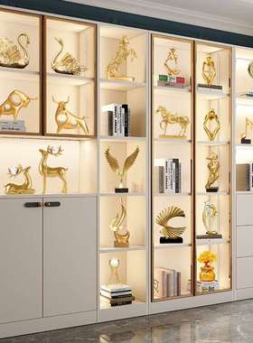现代酒柜装饰品摆件客厅玄关电视柜办公室书柜工艺品摆设家居高档