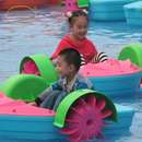 福龙游乐手摇船厂家 儿童游乐设备水上游艺设施加厚手摇船