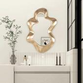 简约不规则化妆镜艺术饭厅背景装 饰镜异形创意玄关镜卧室化妆台镜