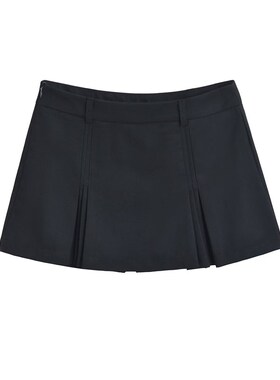 BM MICN学院风百褶裙裤防走光短裙半身裙高腰春夏小个子a字半裙女