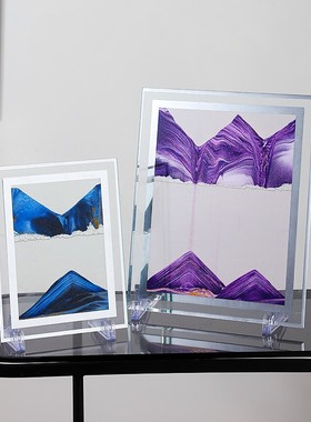 沙漏艺术流沙画摆件创意解压办公桌面客厅卧室家居装饰品生日礼物