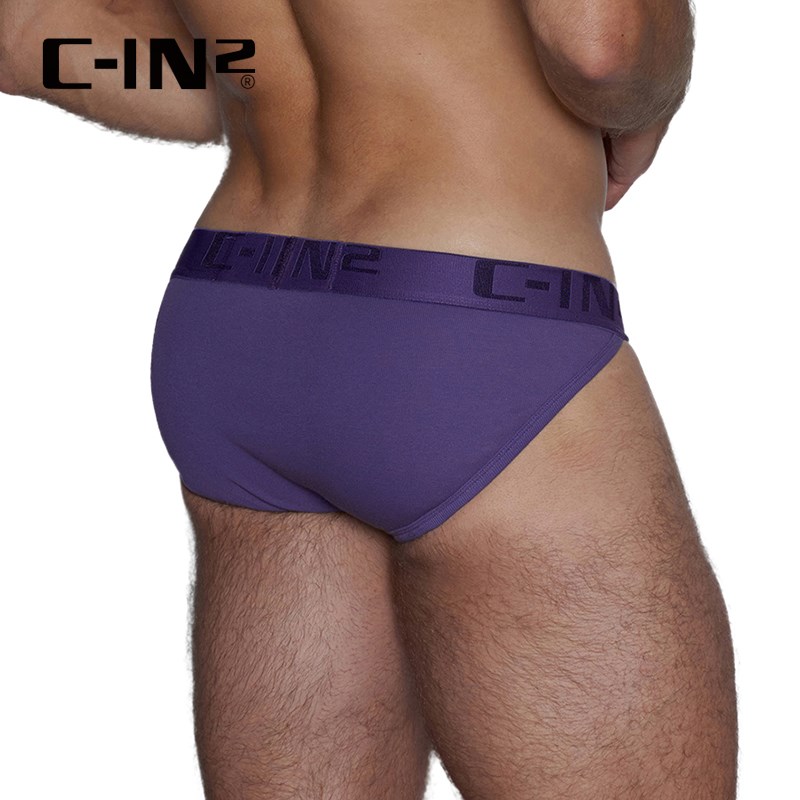 C-IN2男士内裤精梳棉吸汗U凸性感低腰高叉三角内裤4012TY
