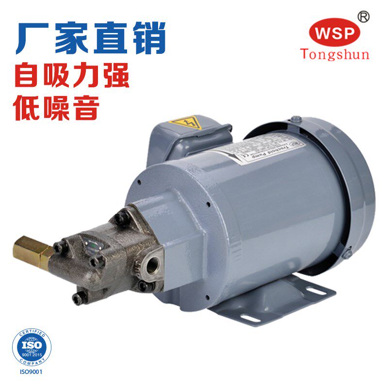 液压三角泵top-12a齿轮泵WSP循环机油泵380V机床润滑泵摆线泵