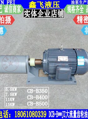 WBZ-DCB-TXLB-XTCB-B400 CB-B500JZ大流量齿轮油泵电机组卧式装置