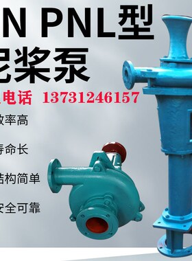 泥浆泵PN PNL型离心泵2pnl 3pnl排污泵 立式无堵塞淤泥杂质泵