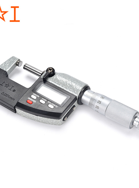 上工 数显外径千分尺 0-25mm 高精度卡尺螺旋测微仪器 TA025A可