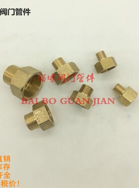 压力表转换铜接头内外丝补芯M14 M16*1.5 M10*1 M20*1.5 G1/2 1/4