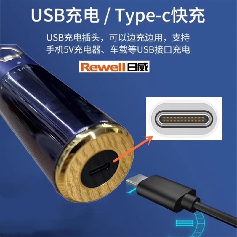 日威F65理发器电推剪家用成人智能剃头电动男士儿童发廊