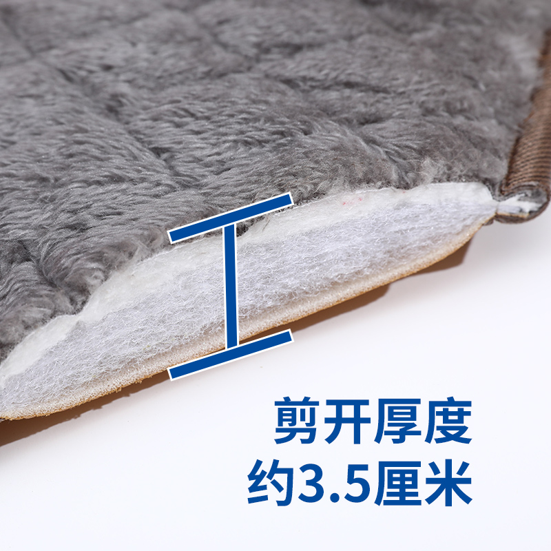 冬季牛角椅毛绒加厚餐桌坐垫冬天办公室久坐宿舍凳子椅子屁股软垫