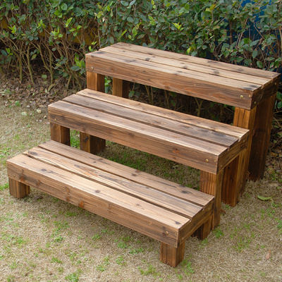 花架子多层阶梯式阳台置物架客厅户外落地梯形实木室外多肉花盆架