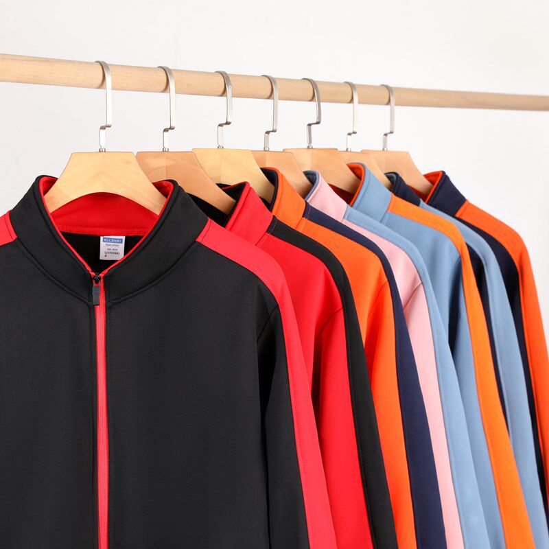 冬餐饮工作服卫衣定制加绒厚拉链开衫外套餐厅工装团队服绣印logo