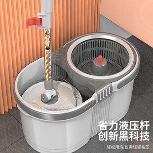 加大拖头40cm旋转拖把免手洗一拖净旋转懒人家用拖地神器