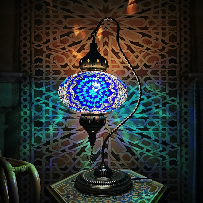 土耳其吧台桌面大号台灯复古异域餐厅咖啡厅酒店民宿酒吧艺术台灯