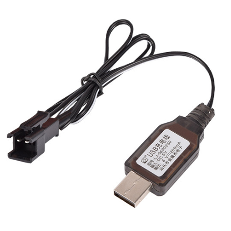 遥控玩具汽车镍镉氢电池USB变灯充电线器3.6v4.8v6V7.2V8.4V9.6v