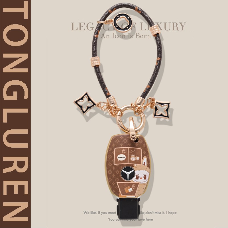 适用gla200钥匙套c200l扣b200车cla220男c180l老款女glc260壳