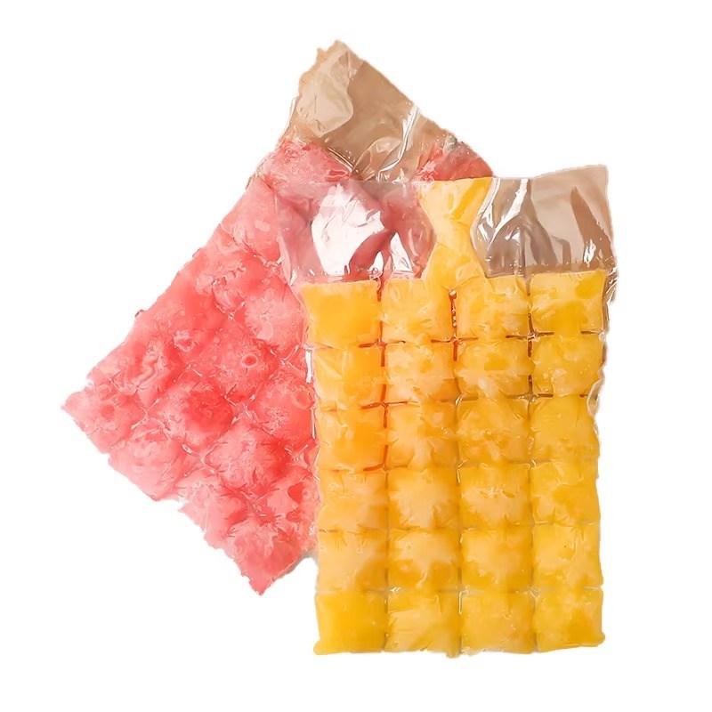 一次性冰袋自封口家用冰格袋子创意密封小制冰盒百香果冻冰块模具