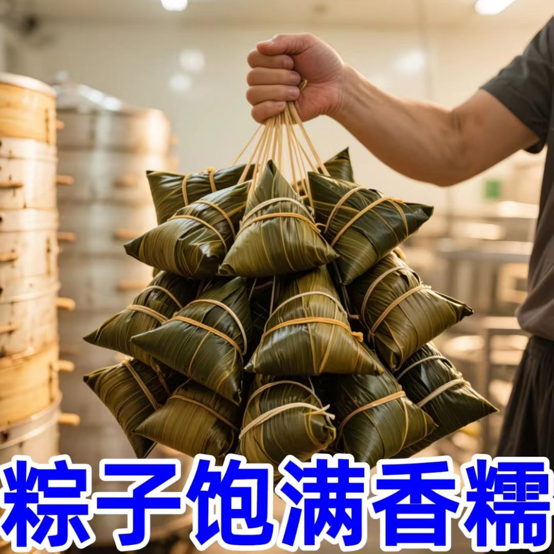 【很好吃】红豆粽子新鲜蜜枣粽甜粽子八宝粽子早餐速食端午节特产