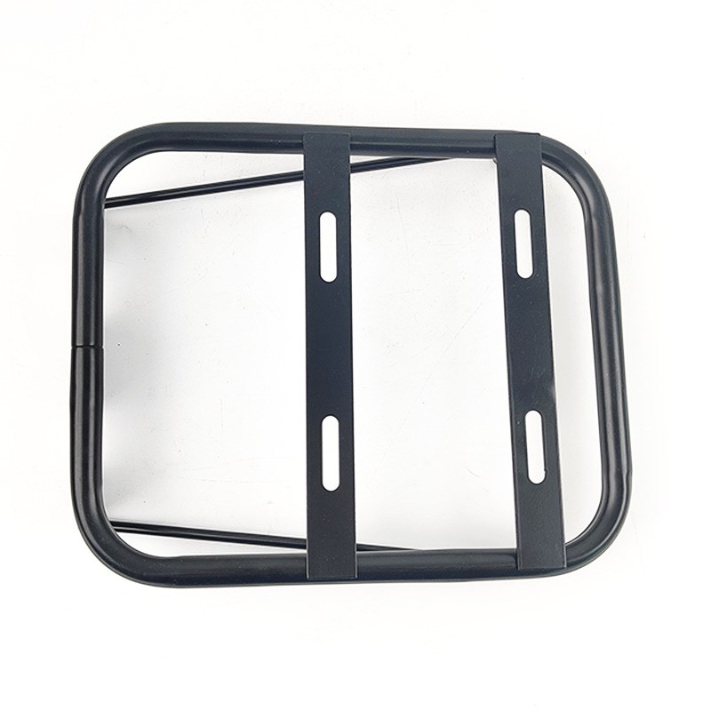 电动车货架外卖箱后尾架送餐箱托架底座铁固定架加粗通用外卖架子