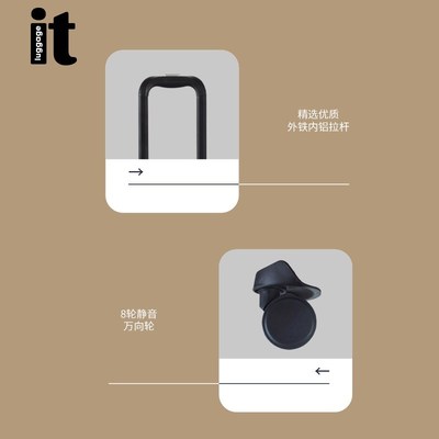 it行李箱万向轮20寸登机旅行密码皮箱24可扩容拉杆28留学托运