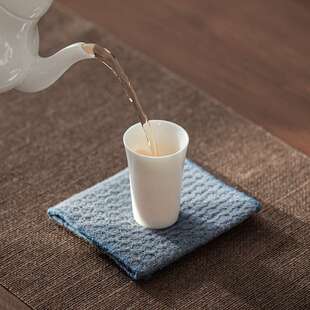 云悦闻香杯 德化羊脂玉白瓷茶杯品茗杯小号主人杯单杯 肥厚莹润