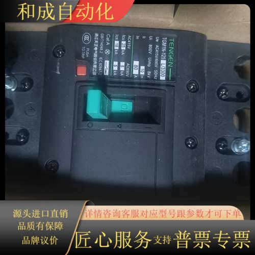 天正TGM1N-125L/3300塑壳断路器，80A，外