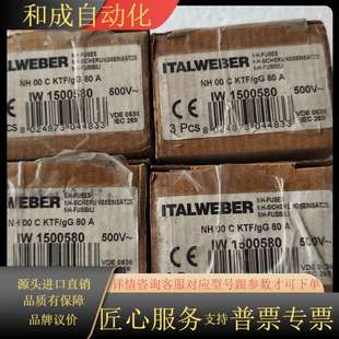 italweber熔断器NH00C 80A