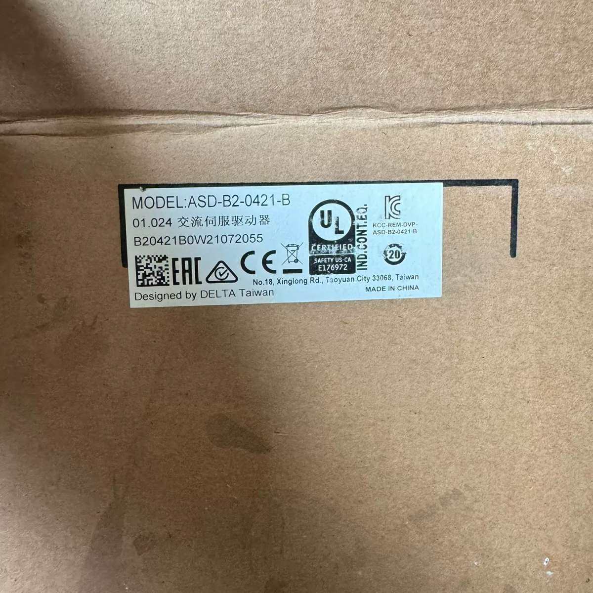 全新原装伺服驱动器 ASD-B2-0421-B