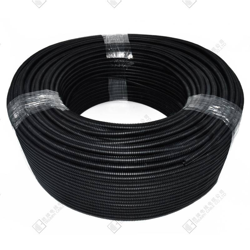 胜牌促销黑色尼龙阻燃塑料波纹管PA穿线管电线保护软管AD13.0