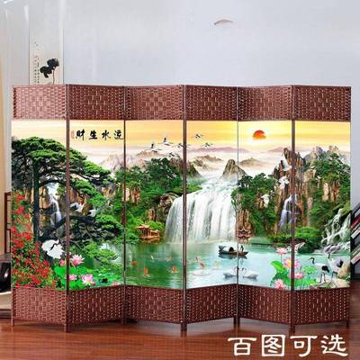 【折扣价】式易屏风隔断客厅折叠移动推拉卧室简遮中挡墙进门挡风