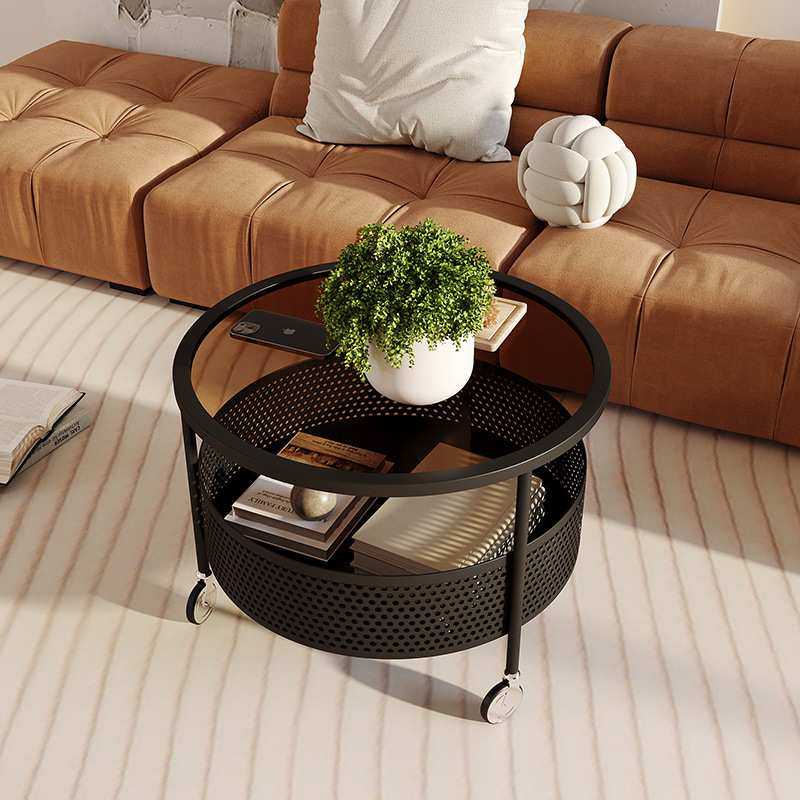 简约现代奶油风设计师网红小茶几小户型客厅茶台极简玻璃圆形桌子,鲜花速递/花卉仿真/绿植园艺,割草机/草坪机,淘宝优惠券,粉丝福利购,淘宝优惠卷