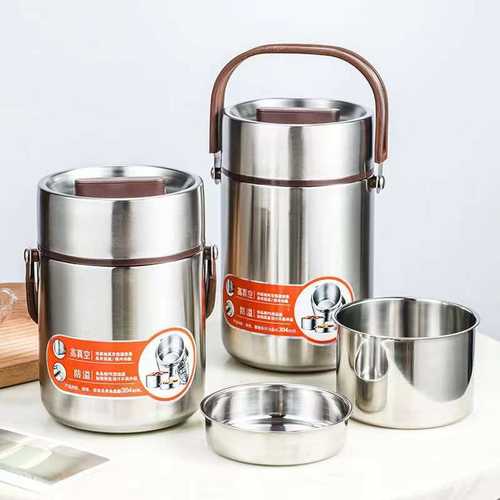 营养真空提锅304不锈钢保鲜盒保温桶保温饭盒饭桶便当盒密封防溢