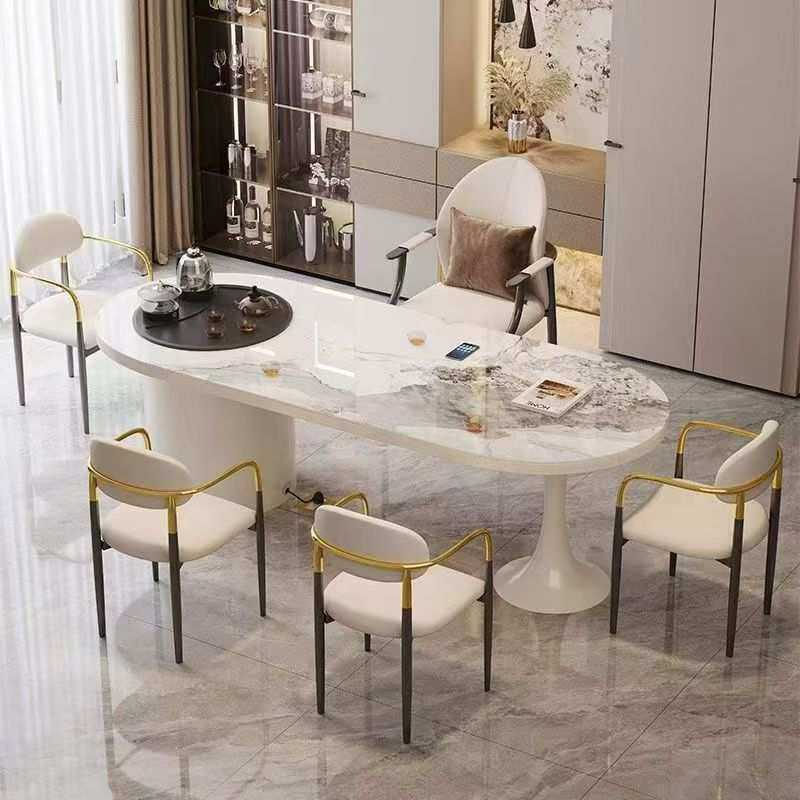 茶桌轻奢现代简约办公室家用小茶台网红奶油风岩板阳台茶桌椅组合,鲜花速递/花卉仿真/绿植园艺,割草机/草坪机,淘宝优惠券,粉丝福利购,淘宝优惠卷