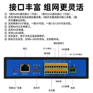 4G物联网水利遥测终端机RTU水文水资源数据采集远程控制大坝R20