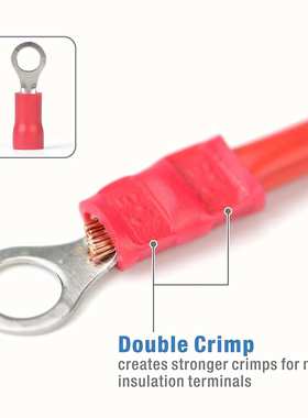 跨境280pcs冷压端子公母预绝缘电线连接器接线端子 压线钳SN-02C