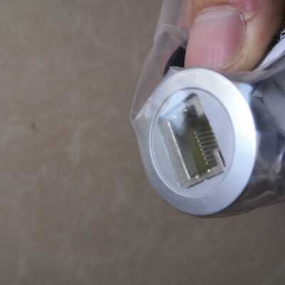 HARTING连接器网络头09454521560网线8芯圆形RJ45-CAT-6超6类浩亭