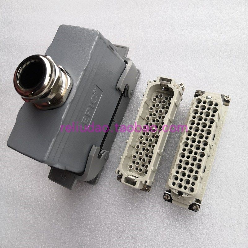 EPIC连接器H-D-64-SCM公芯11272000冷压型 64芯10A/250V德国原装