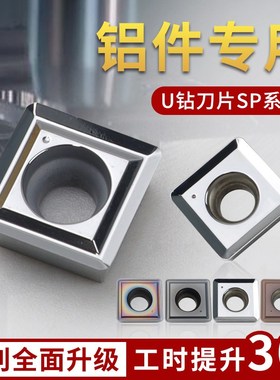 SPMG050204/060204/07T308/090408/110408-DG数控u钻刀片铝用刀头