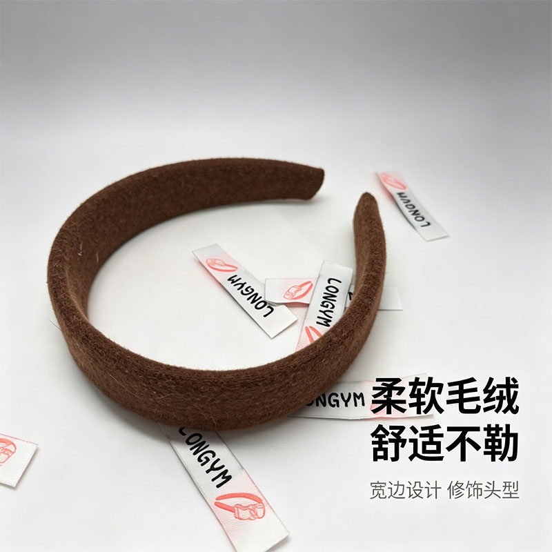 简约法式高颅宽发箍日常外戴发饰