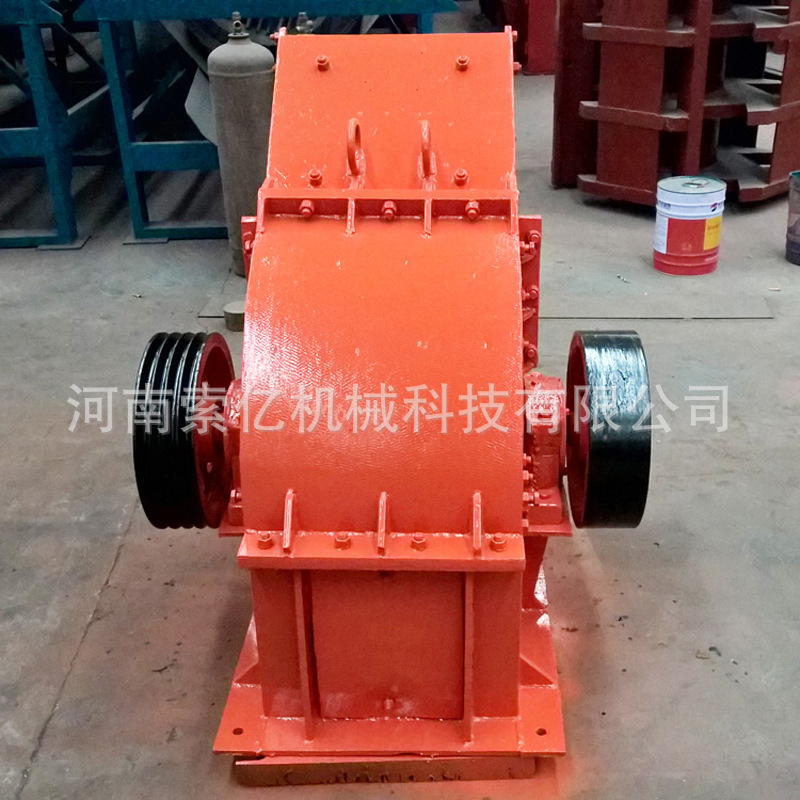 移动式石灰石破碎机 柴油动力锤式破碎机 自动进料煤矸石破碎机