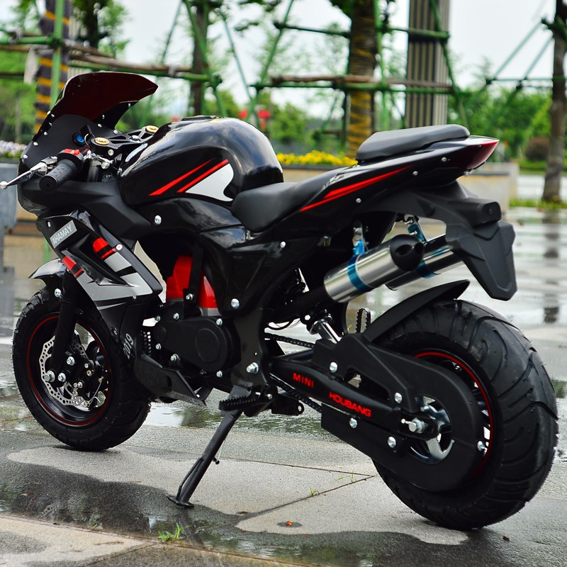 二四冲程中号儿童小型摩托车迷你小赛跑车小摩托机车49cc50燃汽油