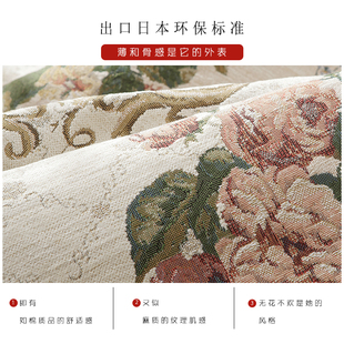 客厅地毯家用欧式美式田园风格现代轻奢卧室房间茶几可机洗床边毯