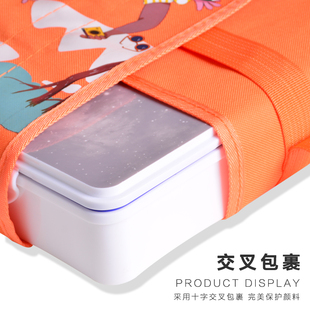 中贤颜料盒提手水粉42色提兜果冻颜料绑带大小可调节多用途帆布提