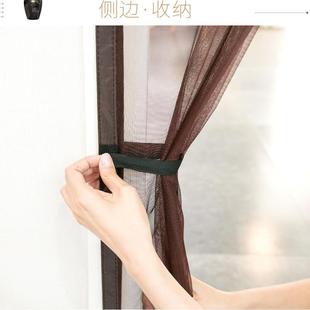 纱门防杨 MZI防门帘磁性自动纱窗加加隐厚形卧室密沙门家用蚊夏季