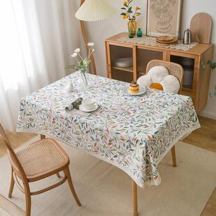 12几视柜方形加厚 田园小清新碎定花布艺餐北欧桌长布台布茶电SH