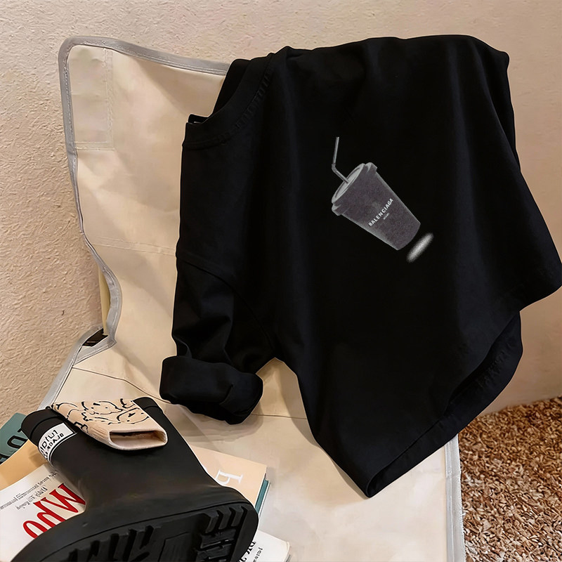 男童T恤长袖纯棉春秋打底衫宝宝宽松上衣儿童休闲中大童装男孩潮