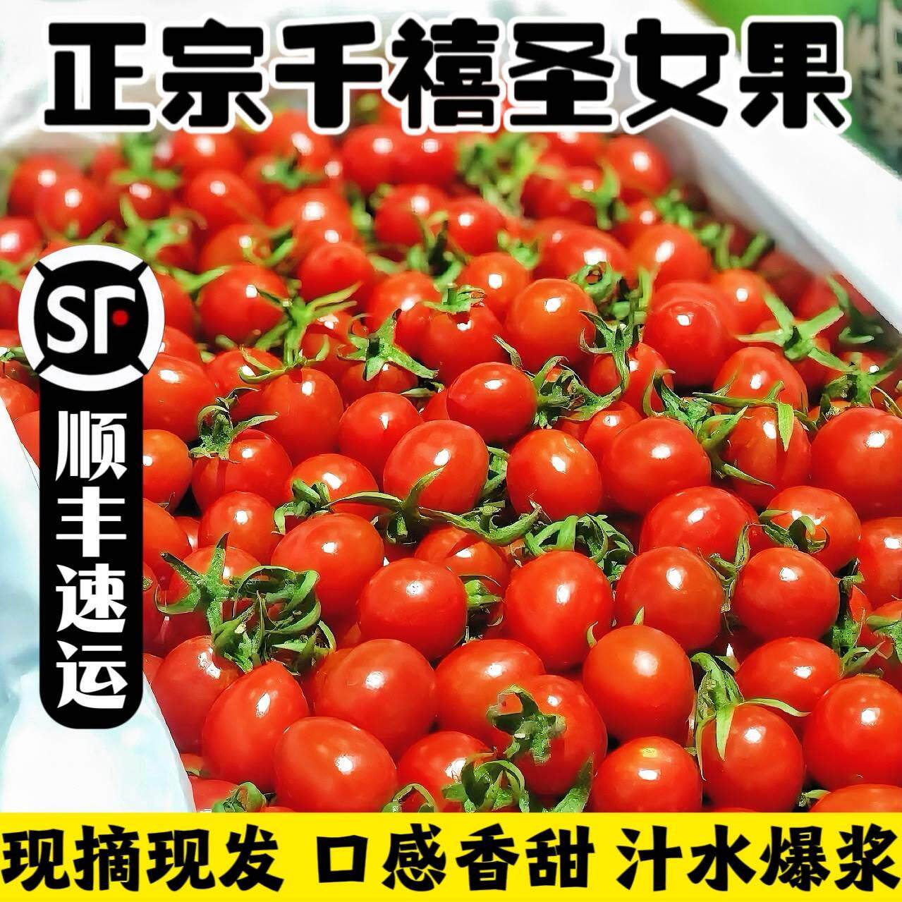 【顺丰速运】冰糖千禧圣女果新鲜蜂蜜小番茄西红柿子当季生吃水果
